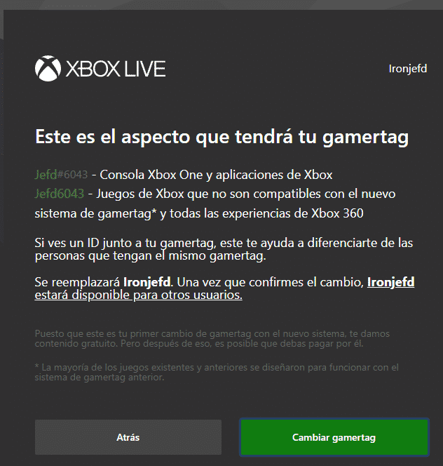 Cómo cambiar el gamertag de Xbox